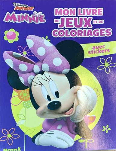 Disney Minnie Mouse - kleurboek - activiteitenboek met educatieve opdrachten in het Frans - met stickers - 64 pagina's