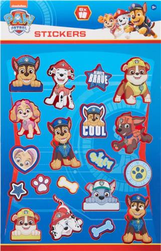 Paw Patrol Stickers 6 vellen - NL - 100+ stickers