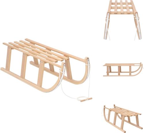 vidaXL Sneeuwslee - Sneeuw Sleeën - Rodelbaan - Slee - Sneeuwslee 110x40x34 cm multiplex