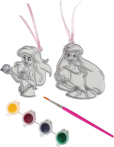 Disney Princess - Suncatcher - Ariël - kwast - lint - 4 kleuren verf - knutselen