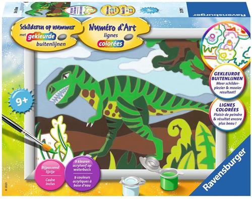 Ravensburger Schilderen op nummer Dinosaurus