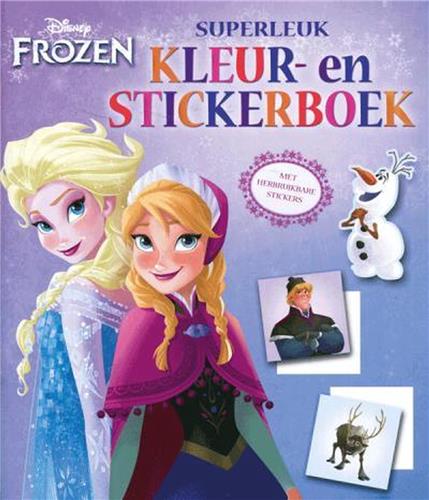 Superleuk Kleur en Stickerboek Frozen