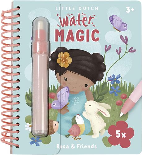 Little Dutch watertekenboek Water magic Rosa & Friends - Bambolino Toys