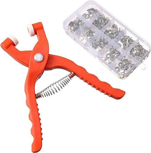 Drukknoop set - 50 stuks - Met tang