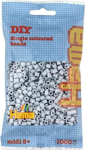 Hama Strijkkralen Licht Grijs 1000 Stuks