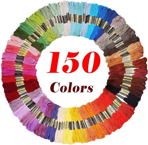 BOTC Borduurpakket - 150 Kleuren - Borduurgaren Pakket - Borduurset - Borduurpakketten - Borduren