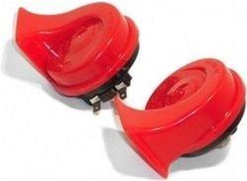 Hoorn Twee-Tonig Signaal - 12-24 V - Rood