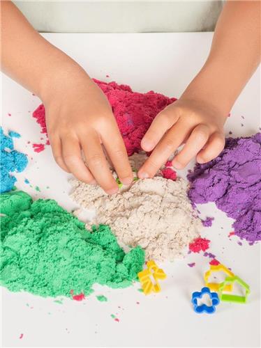 Equivera Kinetisch Zand - Kinetisch Zand voor Binnen - Kinetisch Zand Speelgoed - Cadeau voor Kinderen - Magisch Zand