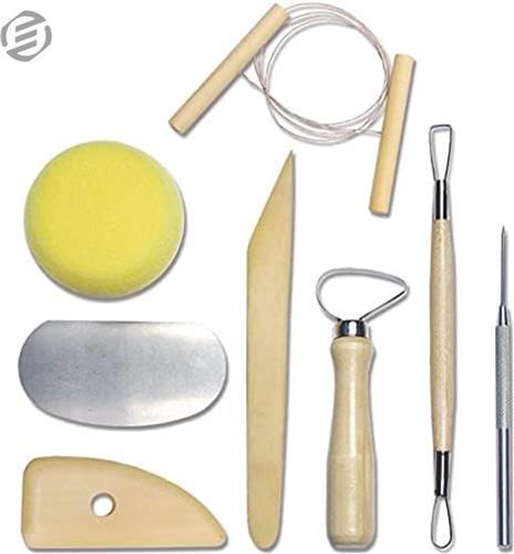 Equivera Pottenbakken Gereedschap - Pottenbakkersgereedschapset - Boetseer Gereedschap - Klei Gereedschap - Boetseer Set - Beeldhouwen - Pottenbakken - Boetseergereedschap - Kleigereedschap - Modelleergereedschap
