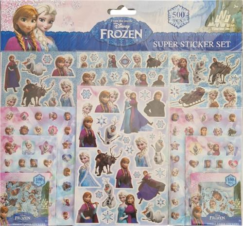 Disney - Frozen - Stickerset - 500 stuks - super sticker pakket