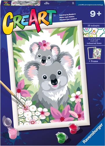 Ravensburger CreArt Koala Cuties - Schilderen op nummer voor kinderen