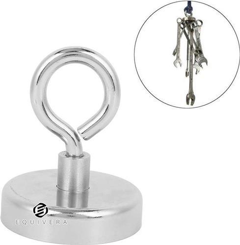 Equivera 362lbs N35 Kit de pêche à aimant fort 20M / 65.6ft corde rouge