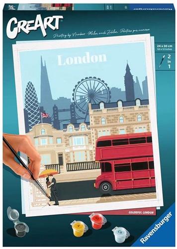 Ravensburger Colourful London - Schilderen op nummer voor volwassenen