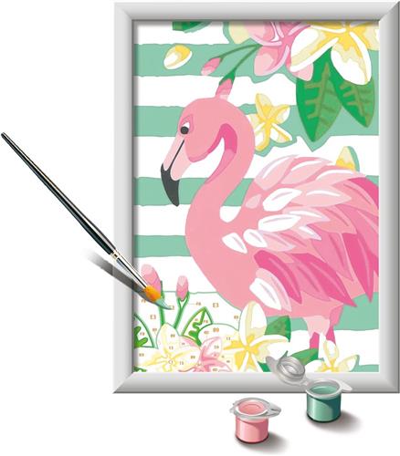 Ravensburger CreArt Think Pink Flamingo Set kleuren op nummer