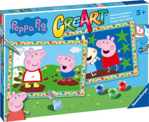 Ravensburger CreArt Peppa Pig - Schilderen op nummer voor kinderen