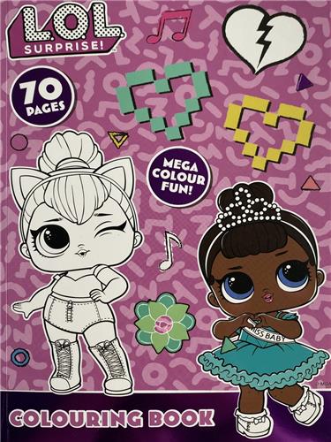 L.O.L. Surprise! - Kleurboek 70 pagina's - Mega colour fun colouring book