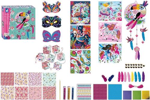 Janod Les Ateliers Du Calme - Decoraties Multi-Activiteit Set - Maak 11 Decoraties - Complete Knutselset - Geschikt Vanaf 7 Jaar