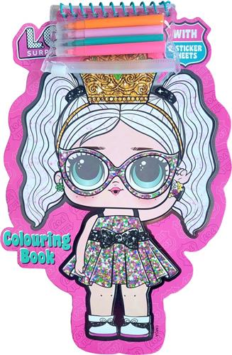 Kleurboek L.O.L - LOL Surprise - Inclusief stickers en 4 stiften - l.o.l. surprise - Color book - lol - knutselen - kleuren - kleurboek voor kinderen - knutselen meisjes - kerstcadeau - sticker