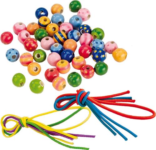 Goki Houten Kralenset