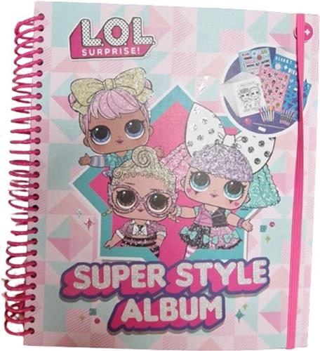 LOL Surprise Super Style Album - Activiteiten boekje met accessoires