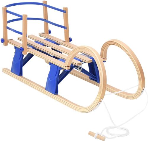 vidaXL - Slee - met - rugleuning - inklapbaar - 110 - cm - multiplex