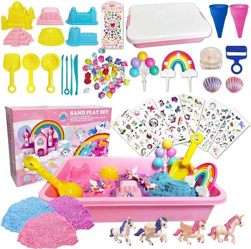 Equivera Kinetisch Zand - Kinetisch Zand voor Binnen - Kinetisch Zand Speelgoed - Cadeau voor Kinderen - Magisch Zand