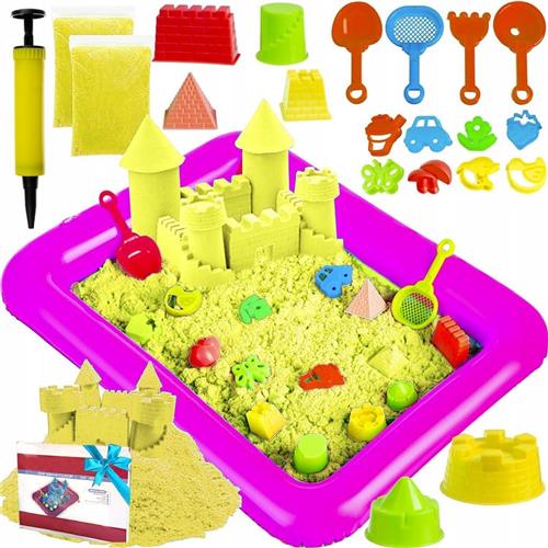 Equivera Kinetisch Zand - Kinetisch Zand voor Binnen - Kinetisch Zand Speelgoed - Cadeau voor Kinderen - Magisch Zand