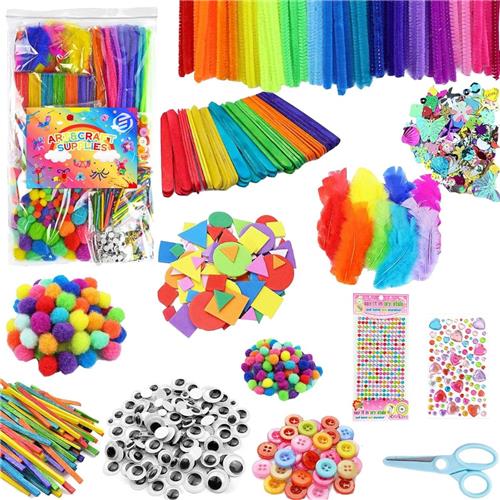 Equivera Knutselkoffer - Knutselkoffer - Knutselset - Knutselpakket - Knutselen - Knutselen voor Kinderen - Knutselpakket voor Kinderen