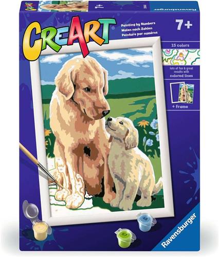 Ravensburger CreArt Motherly Love - Schilderen op nummer voor kinderen
