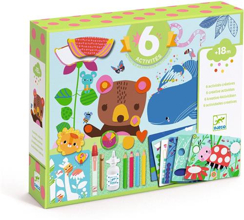 6 creatieve activiteiten. Het muisje met zijn vriendjes