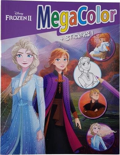 Disney's Frozen 2 Kleurboek +/- 120 kleurplaten + Stickers (Sisters)