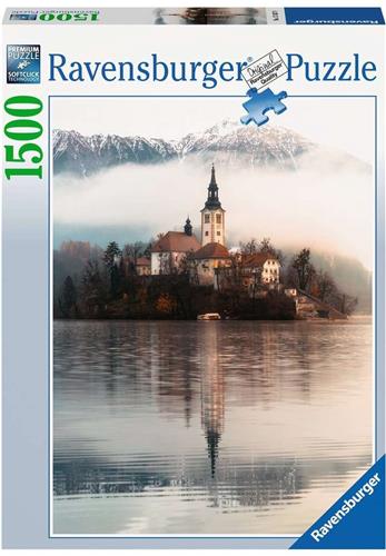 Ravensburger puzzel Het eiland van wensen, Bled, Slovenië - Legpuzzel - 1500 stukjes