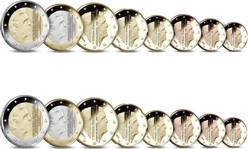 UNC jaarseries Nederland Koning Willem-Alexander 2014-2020 compleet