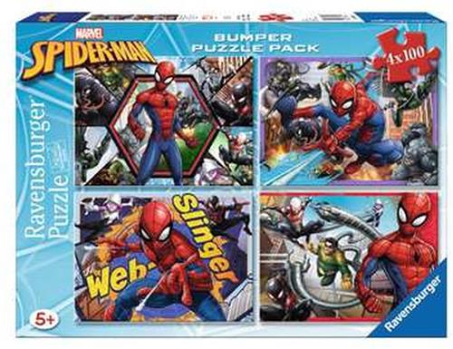 Ravensburger Spiderman 4 Legpuzzel van 100 stuks