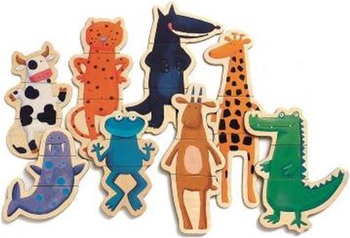 DJECO - Puzzel Gekke dieren - 24 stuk(s)