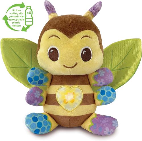 VTech Zoemie het Knuffelbijtje - Interactieve Speelgoed Knuffel - met Licht- en Geluidseffecten - 6 tot 36 maanden