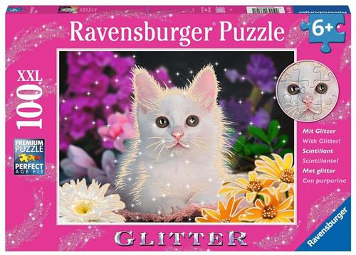 Ravensburger puzzel Schitterend katje - Legpuzzel - 100 XXL stukjes