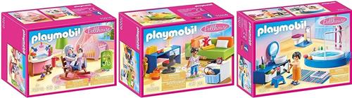 Dollhouse Set van 3 onderdelen 70209 + 70210 + 70211