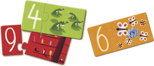 Djeco Puzzel duo - getallen
