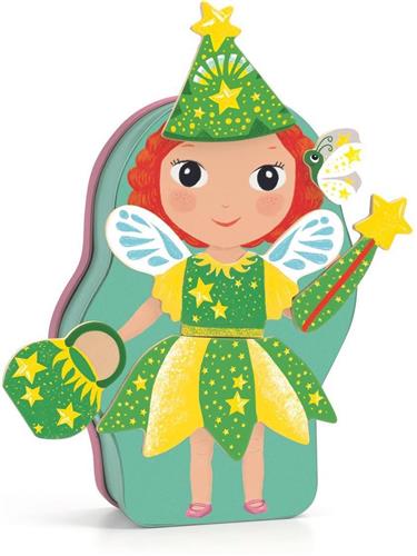 Puzzel mooi meisje magnetisch