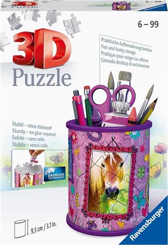 Ravensburger Pennenbak Paarden - 3D puzzel - 54 stukjes