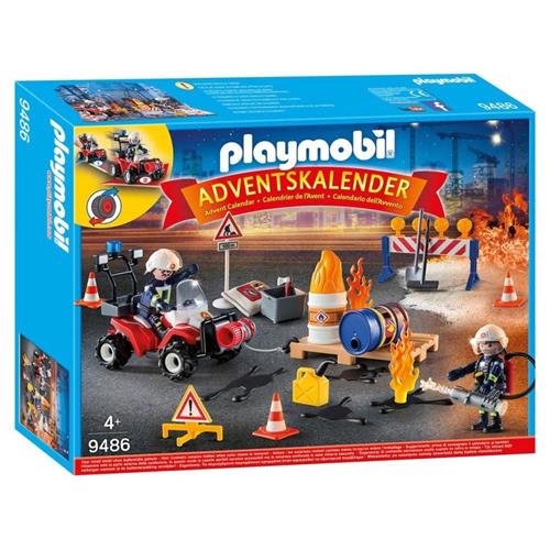 PLAYMOBIL  Adventskalender Interventie op de bouwwerf - 9486