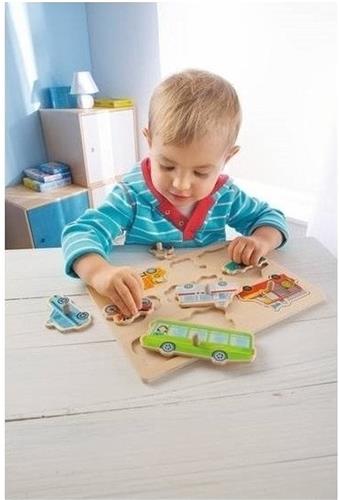 Haba inlegpuzzel Voertuigwereld