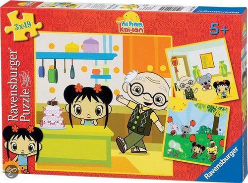 Ravensburger 3-in-1 Puzzel - Ni Hao Kai-Lan