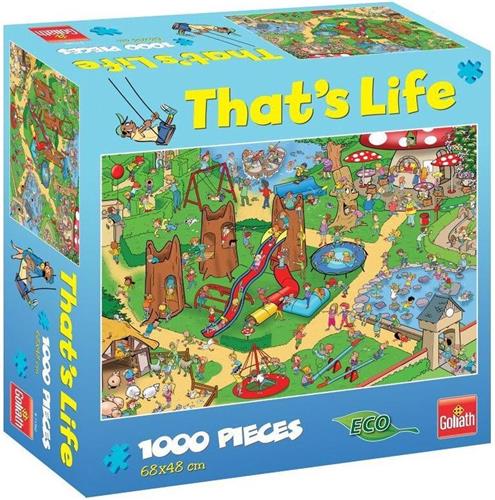 Goliath That's life puzzel 1000 pcs stukjes pieces 68 x 48 cm Kids Playground