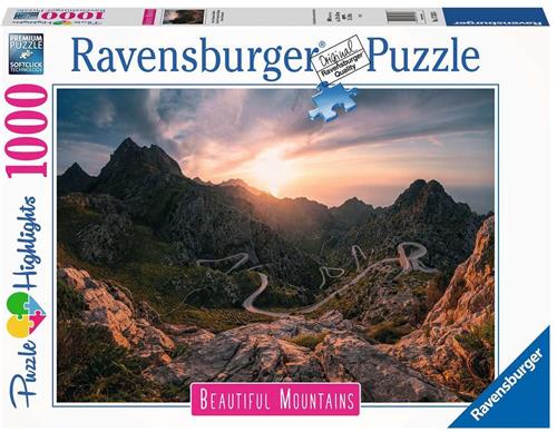 Ravensburger puzzel Serra de Tramuntana, Mallorca - Legpuzzel - 1000 stukjes