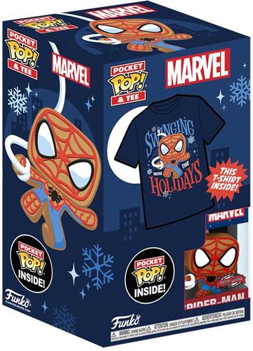 FUNKO PKT POP! & TEE: MARVEL - SPIDEY (GB) - L (KID).