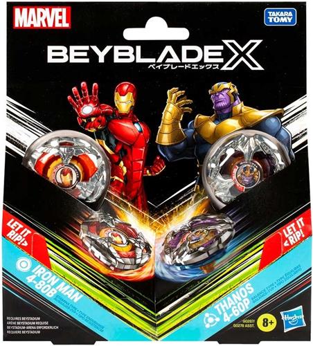 BEYBLADE BBX THANOS IRON MAN.