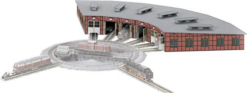 Märklin 89835 Z Ronde locomotievenloods, uitbreiding