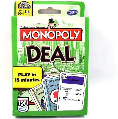 Monopoly Deal Kaartspel Bordspel voor Volwassenen en Kinderen Leer Sparen en met Geld Omgaan Strategiespel voor het gezin